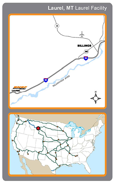 Billings, MT Laurel Automotive Facility Map