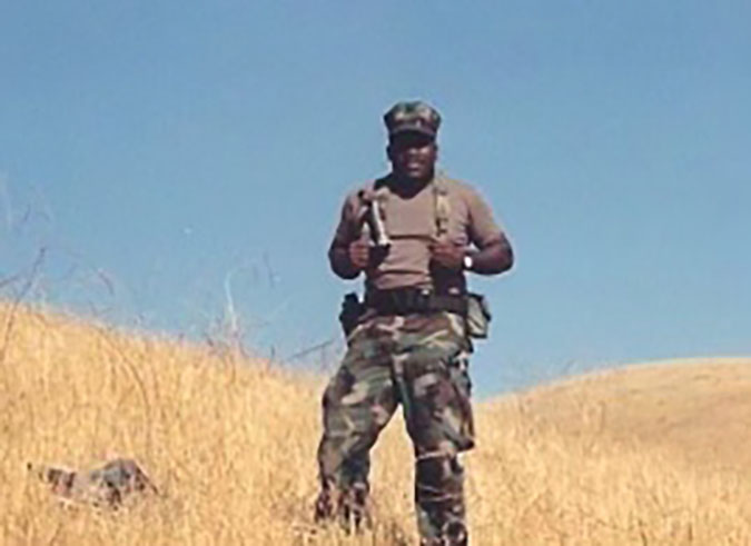 Anthony Johnson during his time in the Navy  Anthony Johnson during his time in the Navy