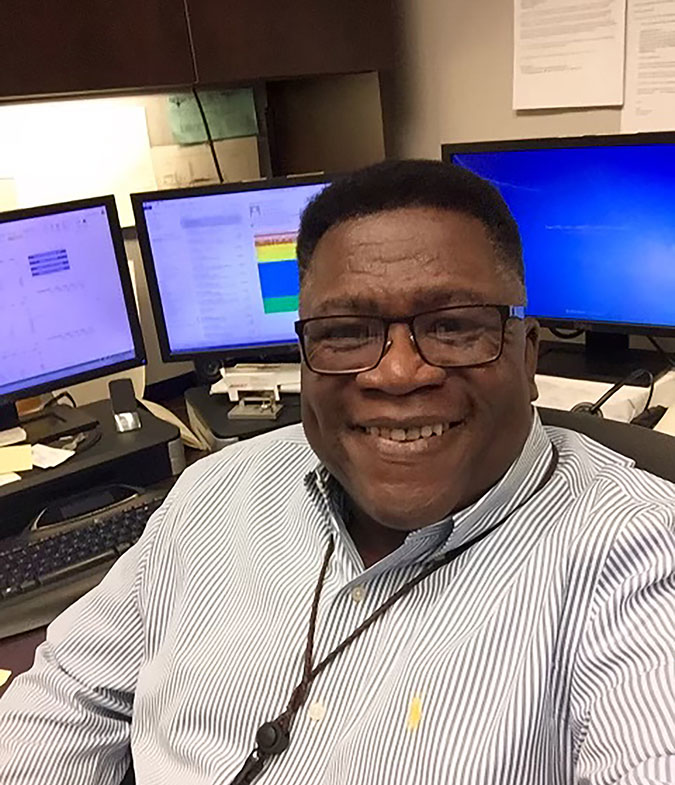 Anthony Johnson in his office Anthony Johnson in his office