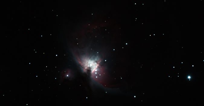 Fortner’s first Astro-image of M42.  Fortner’s first Astro-image of M42.