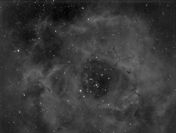 Ray Fortner’s image of the Rosette Nebula, an emission nebula about 5,000 light years away.  Ray Fortner’s image of the Rosette Nebula, an emission nebula about 5,000 light years away.