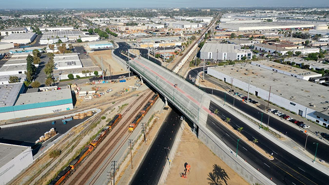 Grade separation crossing  Grade separation crossing