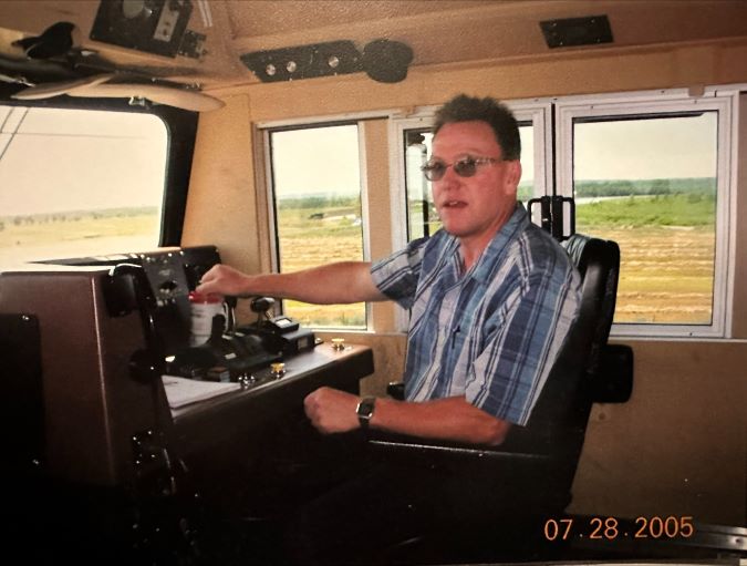 Dannewitz at the throttle in 2005  Dannewitz at the throttle in 2005