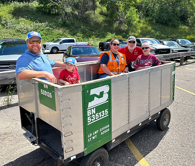 Members of the Stanley family at Northtown Family Day, 2023 Railroad Days  Members of the Stanley family at Northtown Family Day, 2023 Railroad Days