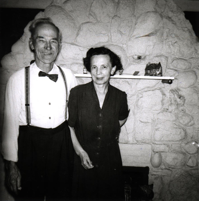 Arthur Elstad and his wife in 1958 shortly after his retirement. Arthur Elstad and his wife in 1958 shortly after his retirement.