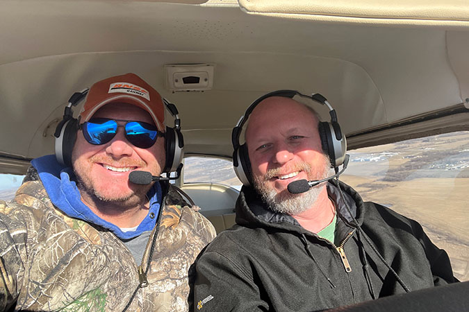 Locke and one of his students, Jonathan  Locke and one of his students, Jonathan