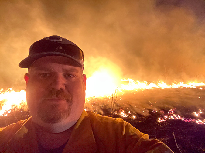 James Woodward is a volunteer firefighter in Firth, Nebraska, a rural community south of Lincoln.  James Woodward is a volunteer firefighter in Firth, Nebraska, a rural community south of Lincoln.