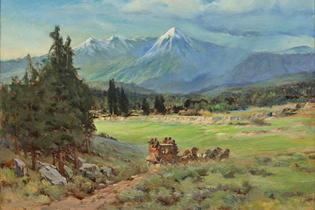 “San Francisco Peaks” by Bertha Menzler Dressler is part of BNSF’s corporate art collection and captures the beauty of Arizona’s landscape.  “San Francisco Peaks” by Bertha Menzler Dressler is part of BNSF’s corporate art collection and captures the beauty of Arizona’s landscape.