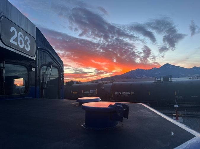 The last sunrise on MRL The last sunrise on MRL