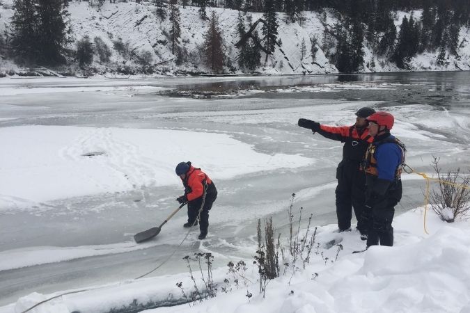 BNSF and first responders in Bonners Ferry, Idaho.  BNSF and first responders in Bonners Ferry, Idaho.