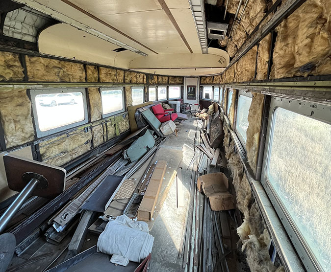 RPCX 391 undergoing interior renovation RPCX 391 undergoing interior renovation