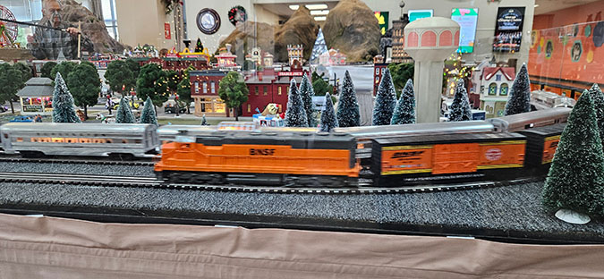 WC Trains display WC Trains display