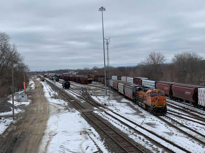 The BNSF Terminal in La Crosse.  The BNSF Terminal in La Crosse.