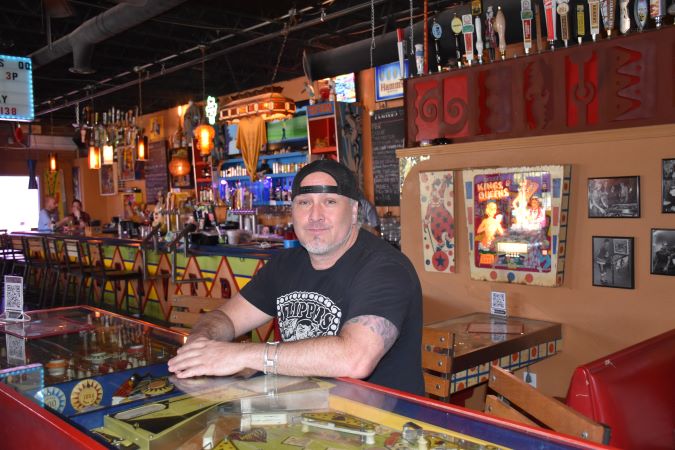 Lubbock locomotive engineer Zach Beauchamp at Flippers.   Lubbock locomotive engineer Zach Beauchamp at Flippers.