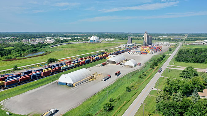 Aerial of RMG’s Fremont facility  Aerial of RMG’s Fremont facility