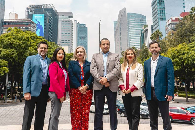 From left: Victor Valdes, director, Mexico Market; Laura Hernandez, manager, Mexico Market, Mexico City; Elisa Angles, manager, Mexico Market, Queretaro; and Antonio Gomez, manager, Mexico Market, Mexico  From left: Victor Valdes, director, Mexico Market; Laura Hernandez, manager, Mexico Market, Mexico City; Elisa Angles, manager, Mexico Market, Queretaro; and Antonio Gomez, manager, Mexico Market, Mexico