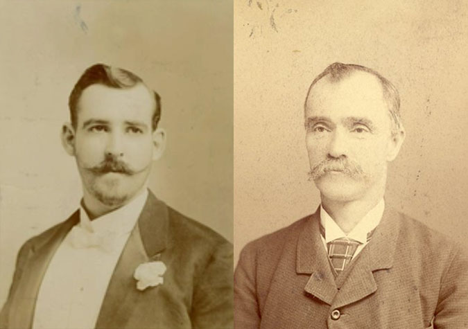 Dr. J.W. Elliott, left, and Orange Jull  Dr. J.W. Elliott, left, and Orange Jull