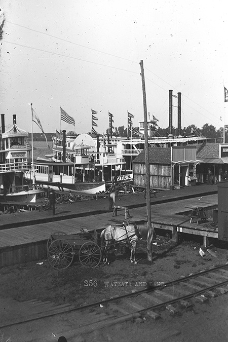 Photo Courtesy of Wayzata Historical Society: on Lake and Broadway in 1881 Photo Courtesy of Wayzata Historical Society: on Lake and Broadway in 1881