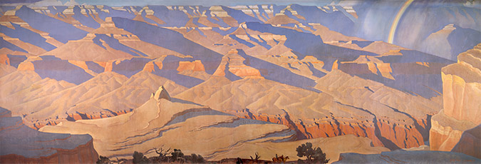 Grand Canyon Mural, 1947; 9 x 28 feet Grand Canyon Mural, 1947; 9 x 28 feet
