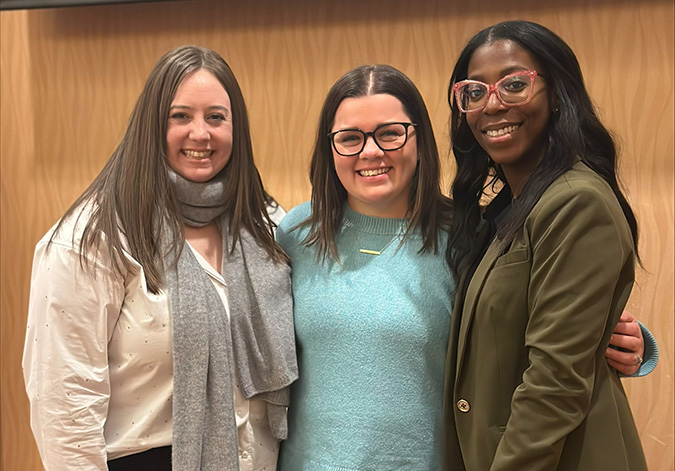 Women EnRoute members (left to right): Alyssa Lavorata, Breanne Scharpe, Tonika White Women EnRoute members (left to right): Alyssa Lavorata, Breanne Scharpe, Tonika White